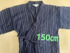 【美品】甚平 じんべい ストライプ柄 150のサムネイル
