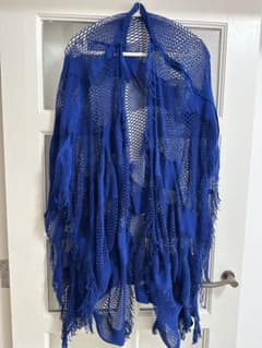 ISSEY MIYAKE A-POC INSIDE ストール ショール ブルー ISSEY MIYAKE A-POC INSIDE ストール ショール ブルー - メルカリ