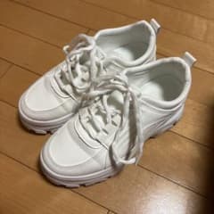 レディース 厚底スニーカー ホワイトのサムネイル