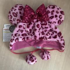 ディズニー ヒョウ柄 ファンキャップ ピンク ミニーのサムネイル