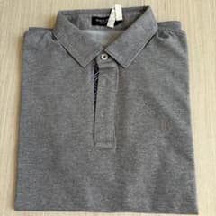 BLACK LABEL CRESTBRIDGE ポロシャツ グレー L BLACK LABEL CRESTBRIDGE ポロシャツ グレー - メルカリ