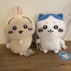 치이카와 토끼 하치와레 어뮤즈먼트 봉제인형 2점 세트