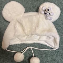 [Excellent Condition] Disney Mickey Fan Cap, White