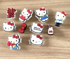 ハローキティ クロックス　シビッツ　シューズチャーム10点セットのサムネイル