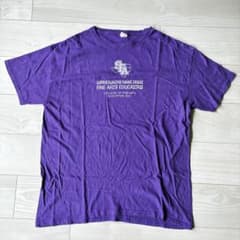 FRUIT OF THE LOOM 紫 パープルTシャツ L 古着のサムネイル