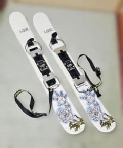 LINE FIVE-O アルミビンディング ショートスキー 90cm - メルカリ