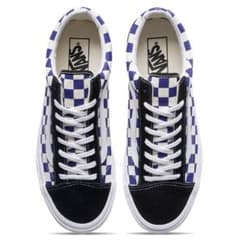未使用】VANS バンズ Style 36 ブルー チェッカー - メルカリ
