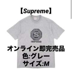 【新品未開封・おまけ付】Supreme Blockbuster Tee 灰 Mのサムネイル
