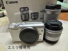 Canon EOS M100 Wズームキット WH 各種レンズ保護フィルター付きのサムネイル