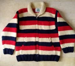 ○CANADIAN SWEATERトリコロール カウチンセーター XL相当 - メルカリ