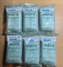 merit DRY SHAMPOO SHEETS 12枚入りのサムネイル