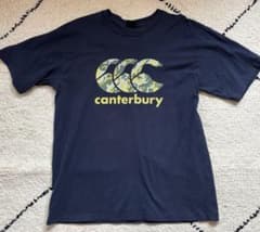 Thumbnail of カンタベリー 迷彩ロゴ Tシャツ ネイビー XLサイズ コットン100%
