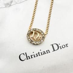 3103-1 極美品✨ Dior ネックレス CD ロゴ 希少 刻印 cm - メルカリ