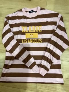 XLARGE ボーダー 長袖カットソー Lサイズのサムネイル