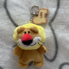 Tabekko Doubutsu Lion Plush Toyキーホルダー