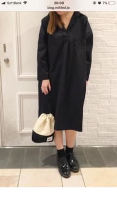 ミルクフェドネイビーワンピースのサムネイル