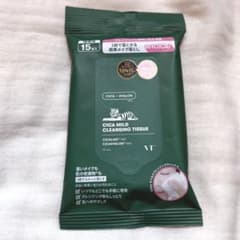 VT CICA MILD CLEANSING TISSUE 15枚入りのサムネイル