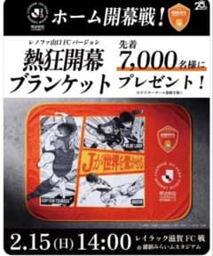 レノファ　膝掛け　記念品のサムネイル