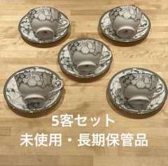 NARUMI ティーカップ＆ソーサー 5客セット 花柄 - メルカリ