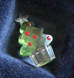 希少美品 Swarovski クリスタル クリスマスツリー オブジェ - メルカリ