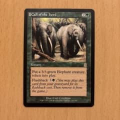 【Foil】獣群の呼び声 Call of the Herd ODY 日本語 獣群の呼び声/Call of the Herd[ODY] - メルカリ