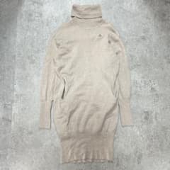 ヴィヴィアンウエストウッド タートルネック ニットロングワンピース