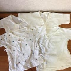 新生児  下着  半袖   ４枚セット +  ロンパースおまけ付のサムネイル