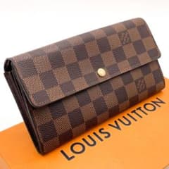 ルイヴィトン 長財布 ダミエ ポルトフォイユ サラ 財布 ブラウン