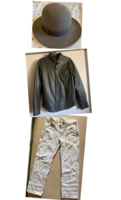 DRESSHIPPY AT-DIRTY レザージャケット　ワークパンツ　ハットのサムネイル