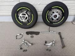 Dトラッカー125 KLX125 12インチ化フルキット　NSR50後期 Dトラッカー125 KLX125 12インチ化フルキット NSR50後期 - メルカリ