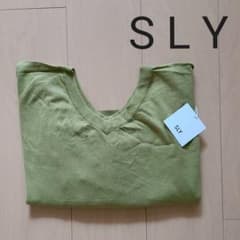 SLY ライムグリーンニットのサムネイル
