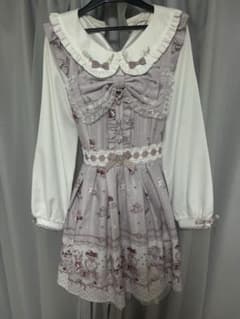 LIZLISA Whip Bear Home Cafe柄ワンピース ピンク - メルカリ