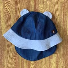 ●wg様専用●耳つきベビー帽子のサムネイル