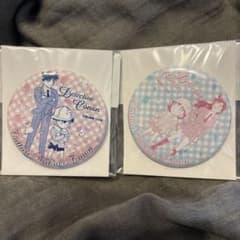 名探偵コナン　毛利蘭　工藤新一 缶バッジ　ふるさと館　北栄町　原画