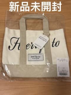 herlipto Canvas Mini Tote トートバッグWhite - メルカリ