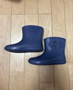 KenKenPa ネイビーブルー 長靴 17cm バックル付きのサムネイル
