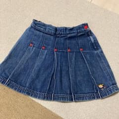 ミキハウス　　デニムスカート　美品のサムネイル