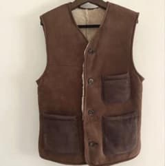 マウンテンリサーチShearing Vest” ムートンベスト　羊皮M マウンテンリサーチShearing Vest” ムートンベスト 羊皮M - メルカリ