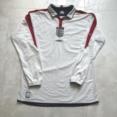 新品　UMBRO　イングランド代表　長袖　柴田ひかりさん着用　日本Мサイズ ⭐︎美品【柴田ひかり着用】サッカー イングランド代表 ユニフォーム