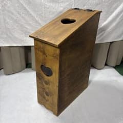 大っきいばあちゃんさま専用ページ♡カントリーハート　ダストボックス 木製 ダストボックス ハート型 カントリー調 22×45 高67 メルカリ市