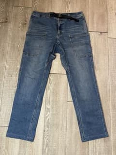 グラミチ × グリップスワニー 別注 デニム ガーデンパンツ Mサイズ