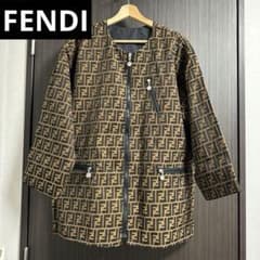 FENDI ズッカ柄 リバーシブル ノーカラーナイロンジャケットのサムネイル