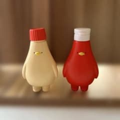 【ケチャッピ】【ピヨネーズ】魚肉ソーセージくんとおともだちフィギュアマスコット