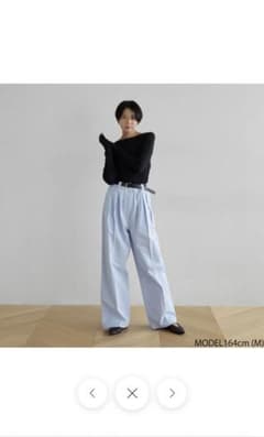 新品未使用。Searoomlynn 3tuck ワイドストレートチノパン - メルカリ