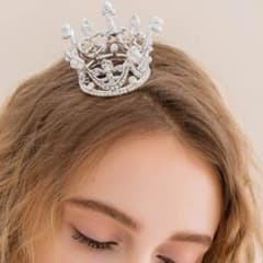 ウェディング クラウン ティアラ ヘアアクセサリーのサムネイル