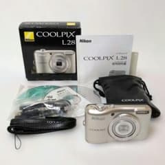 Nikon COOLPIX L28 シルバー 動作確認済 - メルカリ