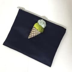 【美品】 公式 ラドロー LUDLOW ポーチ アイスクリーム パフェ ラドロー ludow ポーチ アイスクリーム ネイビー - メルカリ