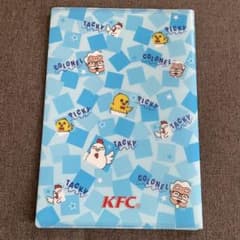 【未使用】KFC ケンタッキー ノートカバー クリアファイル ノート 非売品のサムネイル