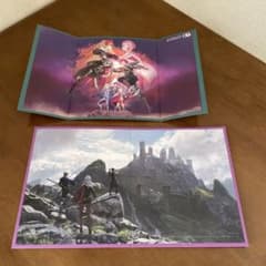 ファイアーエムブレム風花雪月 無双 特典 オリジナルパノラマ色紙 美品