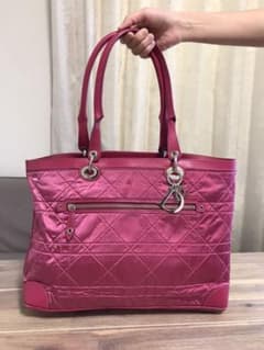 Dior ディオール ハンドバッグ トートバッグ ナイロン フューシャピンクのサムネイル